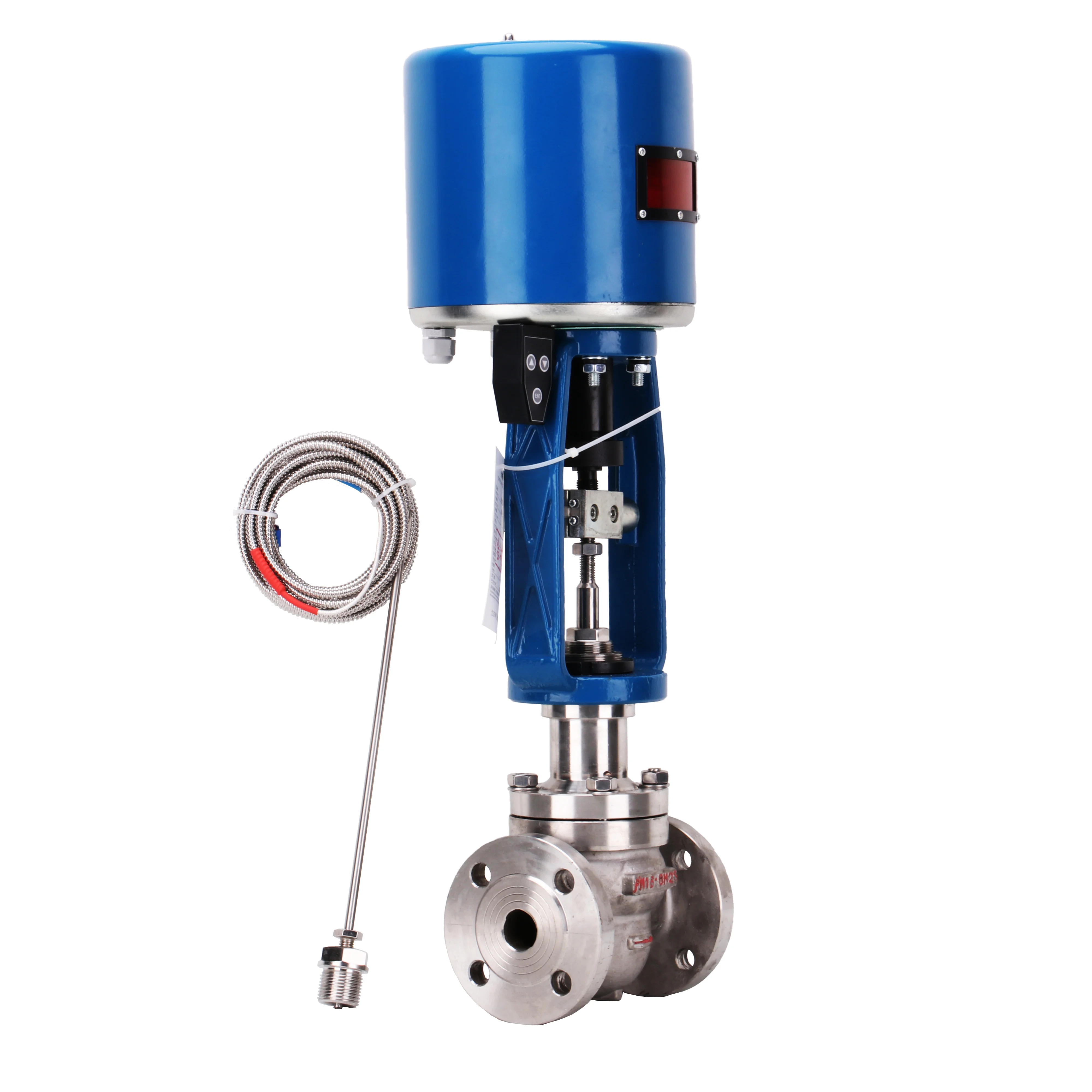 DN15-150 automatic adjustment steam hot water temperature control valve integrated electric temperature control valve