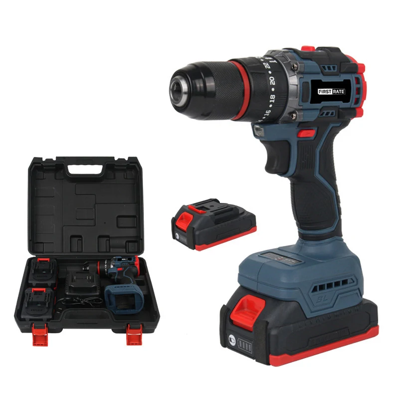 Wireless Rechargeable Power Drills 21V Power Drills Cordless For Home Maintenance With Lithium Battery