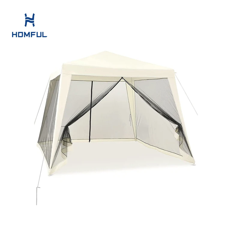 Outdoor Garden Gazebo Canopy 3x3m Portable Foldable Gazebo Tents Gazebos With Netting