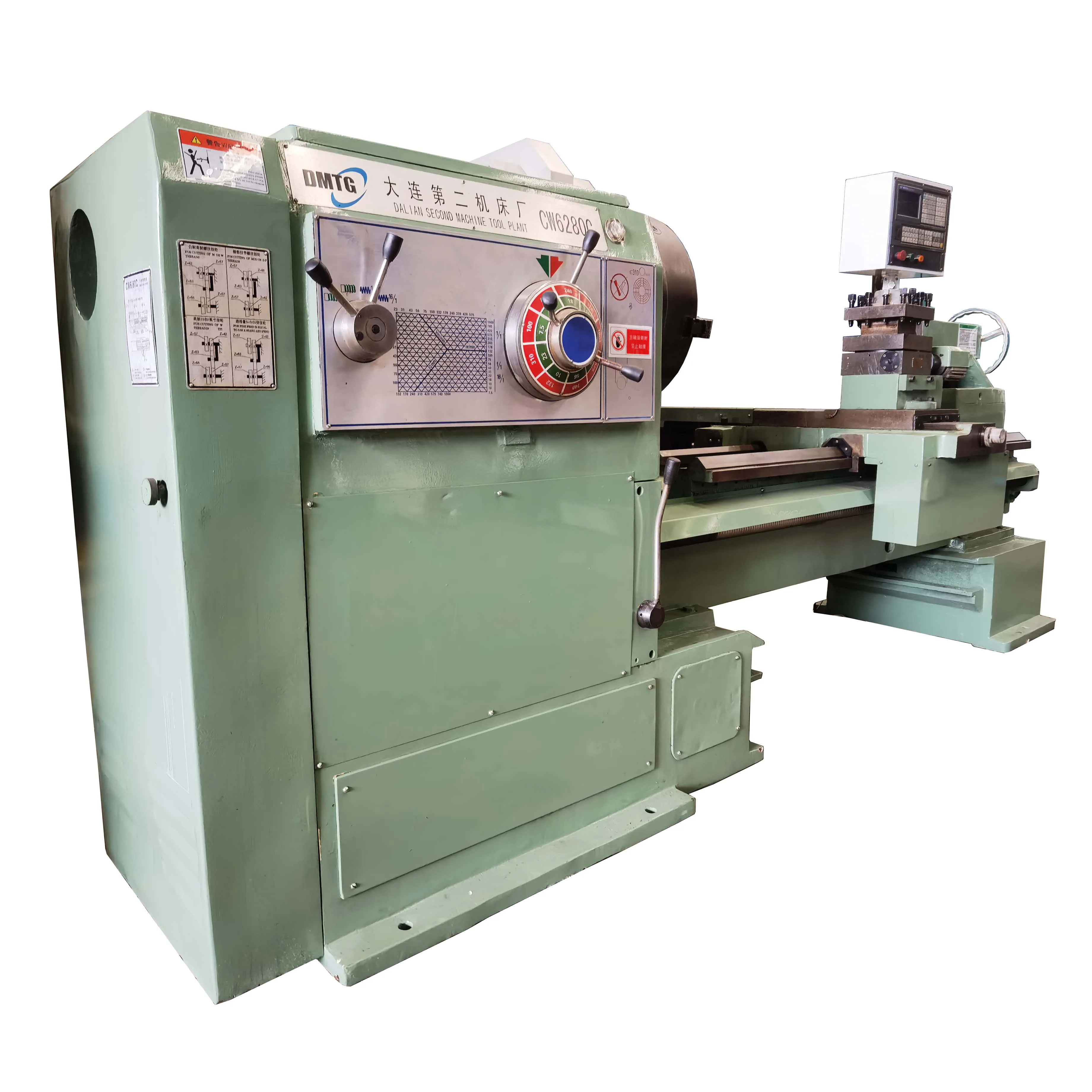 85% Newly Second Hand Used Flat Bed Horizontal Metal Lathe Heavy Duty Used CNC Lathe Machine for Sale