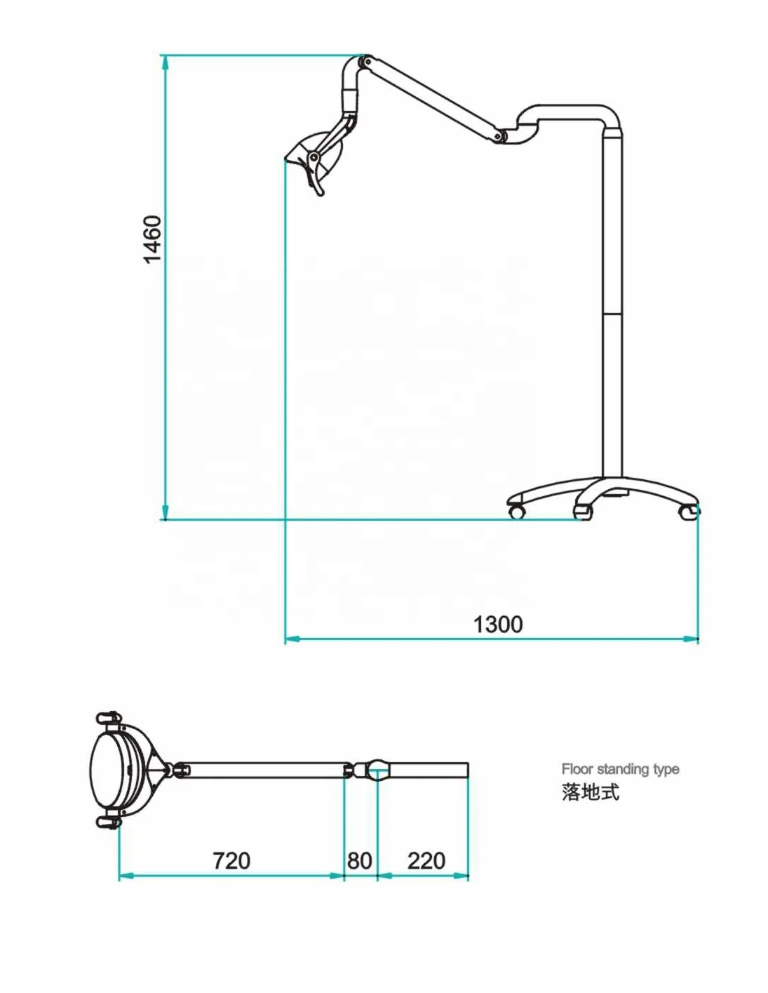 9 LEDs Dental Lamp with Sensor Oral Light Lamp for Dental Unit Chair