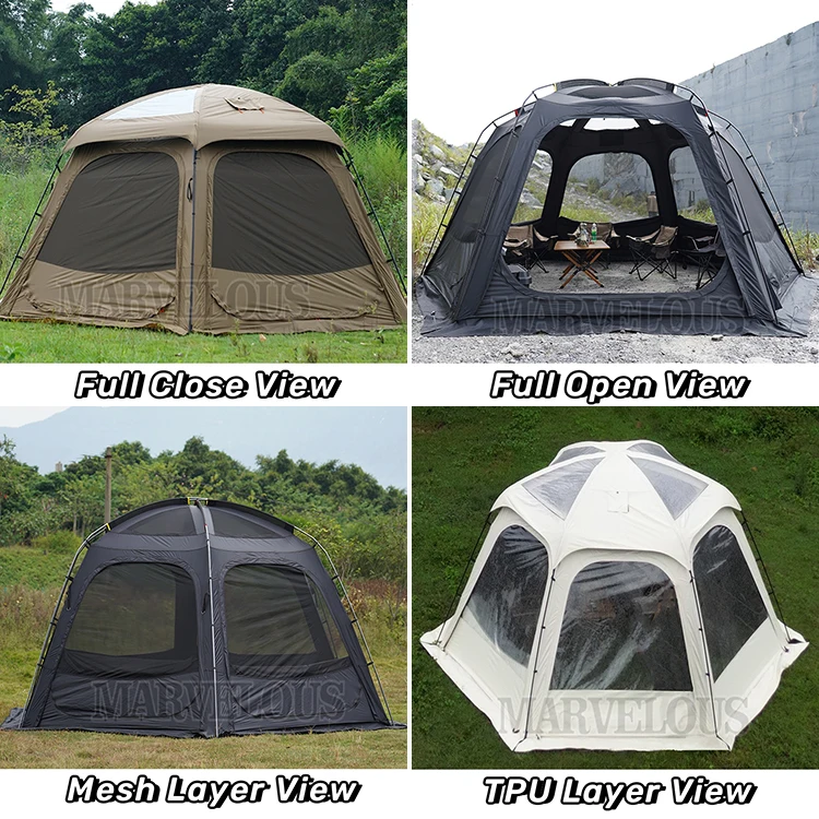Luxury Camping Tent for Sale Larger Tent Outdoor Unique Octangle Camping Tents