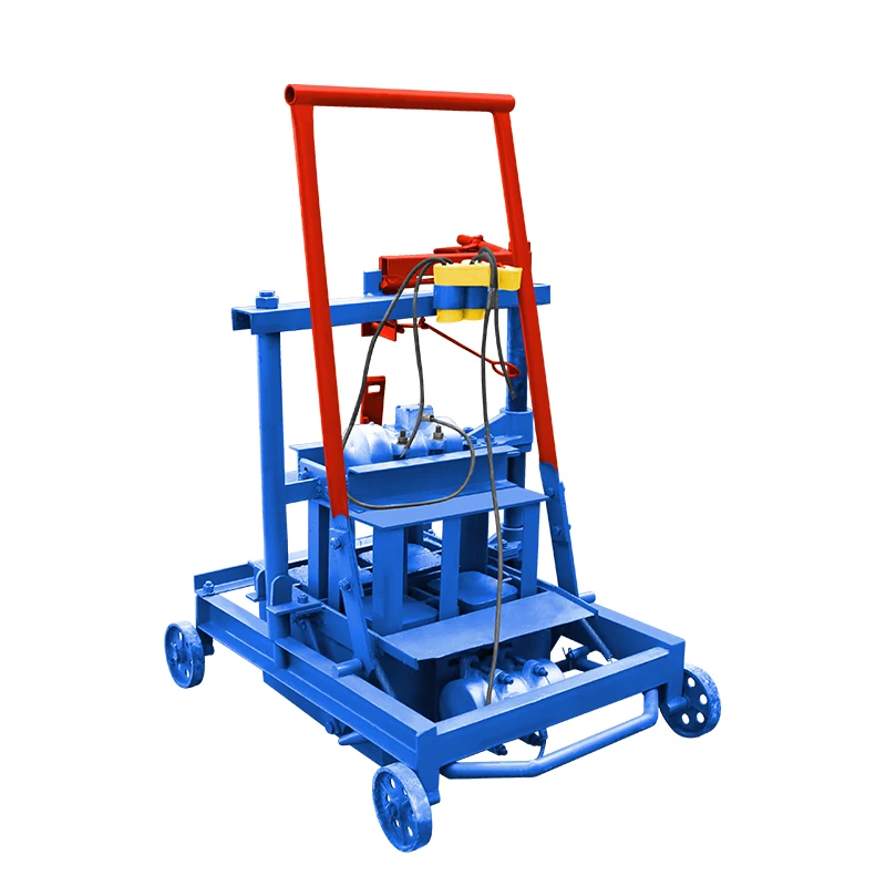 Manual Press Concrete Hollow Fly Ash Block Making Machinery Hydraulic Perforated Cement Clay Brick Maker Machinery