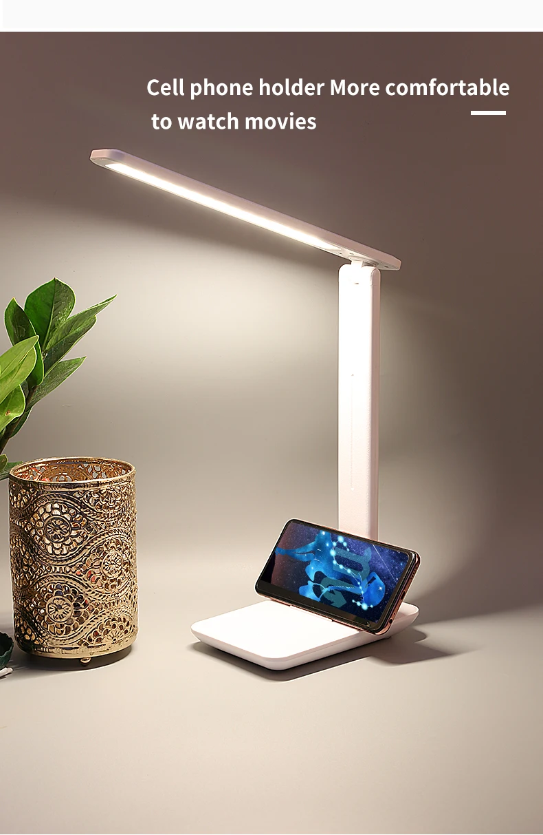 Foldable Dimmable Magnifier Eye Usb Adjust Led Light Bedside Table Lamp For Study Desk Table Lamps/Desk Lamp/Reading Lamp