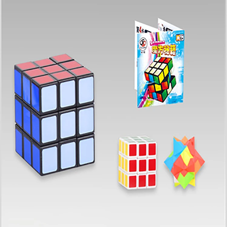 Custom Logo 3x3 Magic Cube Speed Up Puzzle Toy 3d Plastic Magic Puzzle Cube For Kids