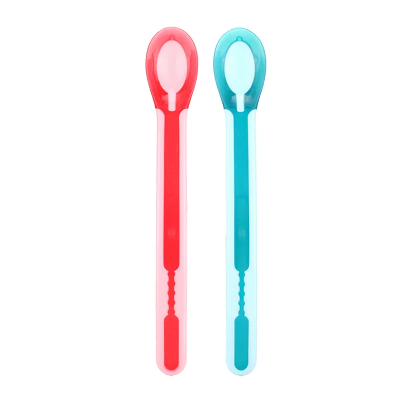 
High Quality Temperature Color Changing Silicone Baby Spoons, Silicone Rubber Spoon 