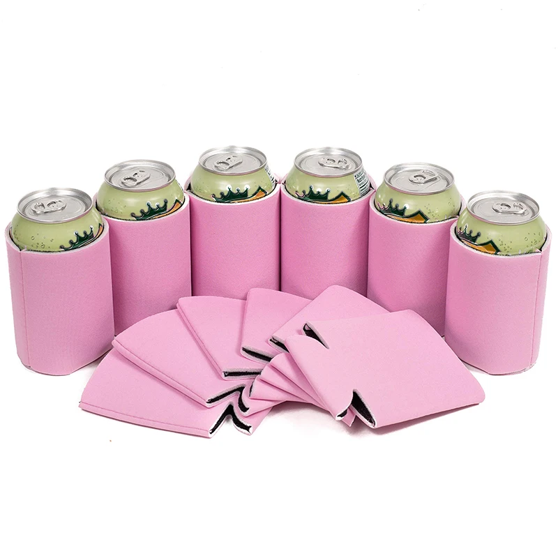 Factory Direct Promotional Custom Printing Sublimation Neoprene Tube Drink Stubby Holders Can Cooler fo Beer