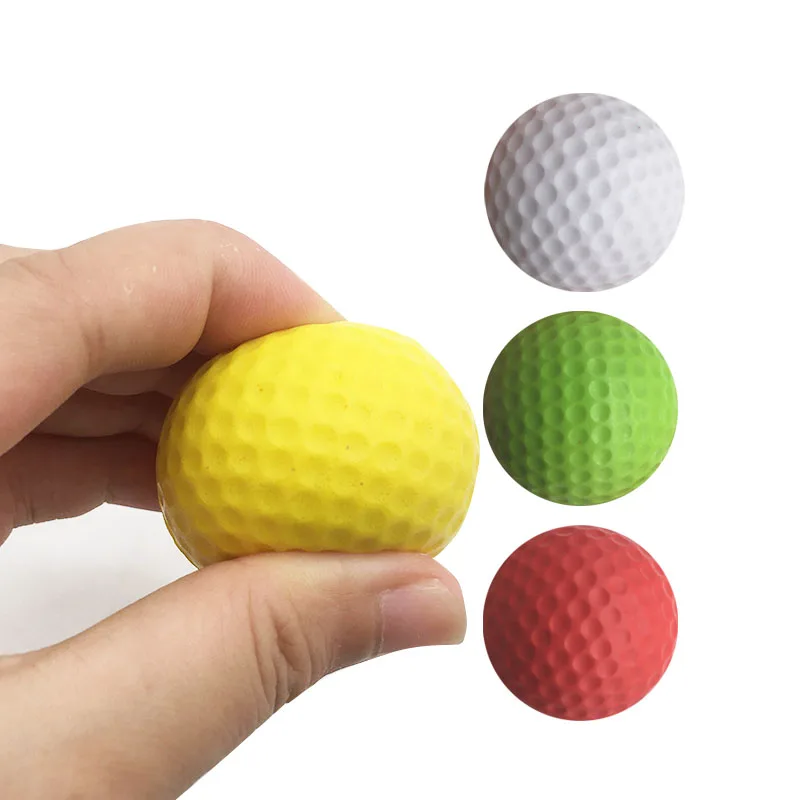 Practice Foam Golf Ball Limited Flight Golf Practice Ball Dent Resistant Dimpled Soft Training Ball for Indoor Outdoor Backyard