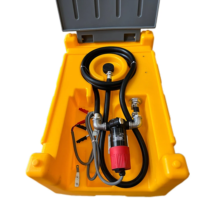 240L/480L Plastic Custom Color Portable Diesel Gasoline Tank with Pump For Mobile Refueling