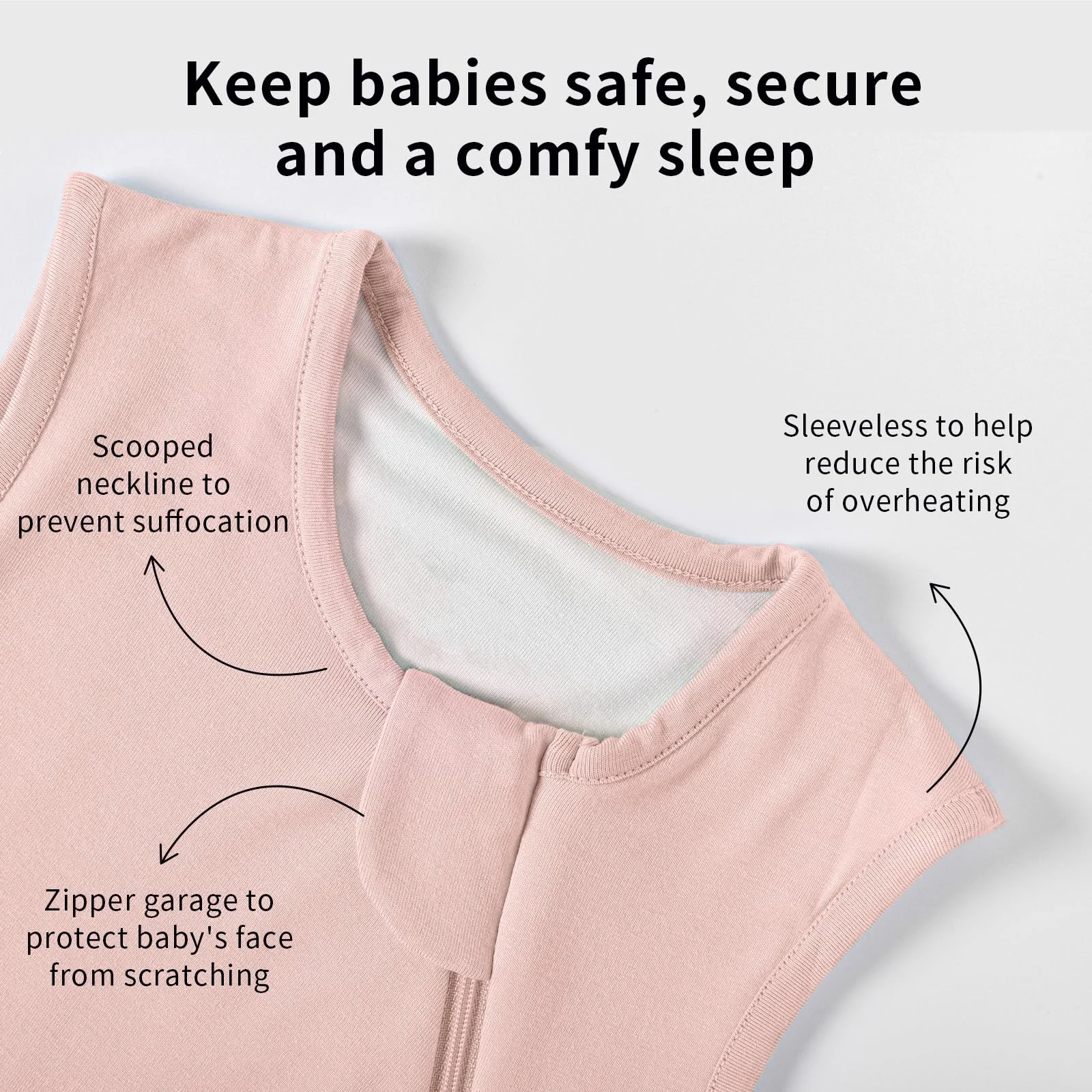 95% Organic Bamboo 5% Spandex Newborn Sleeping Bag Baby Night Wearable Blankets Wrap Baby Sleeping Sack