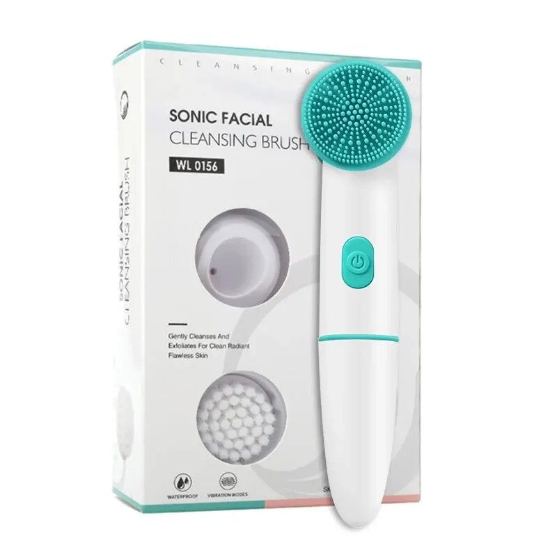 Mini Skin Exfoliator Tool Electric Silicone Face Scrubber Exfoliator Brush & Massager