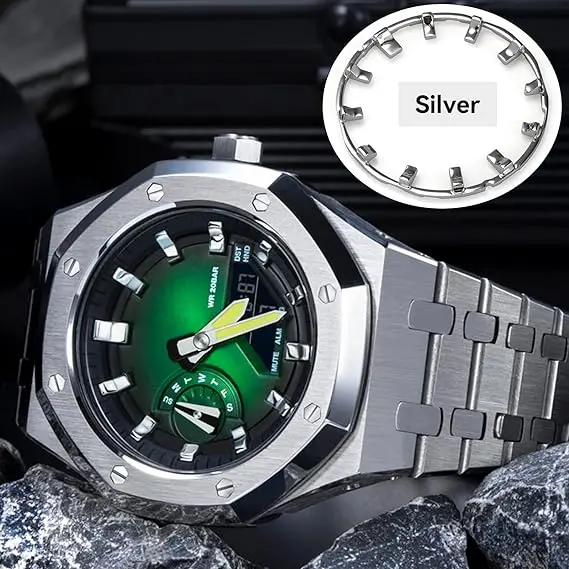 Drop shipping DIY Modification Watch Dial For Casio Ga-2100 Watch Dial Inner Ring For G shoc-k Ga2100 Watch Accessories