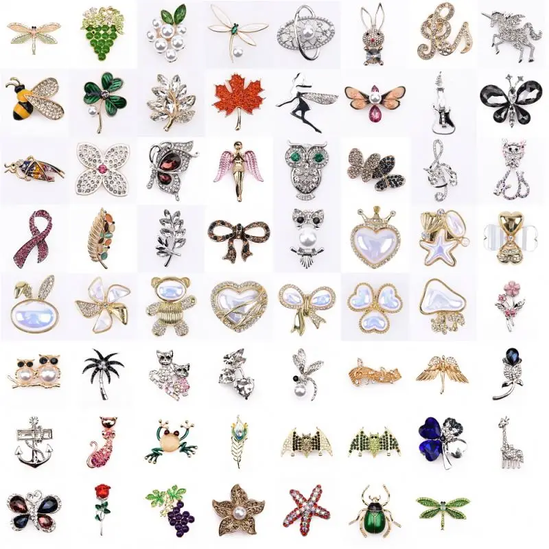 Bling Alloy Rhinestone dragonfly rose insect owl for clog designer shoe charms shoes decoration ornament Xmas gift