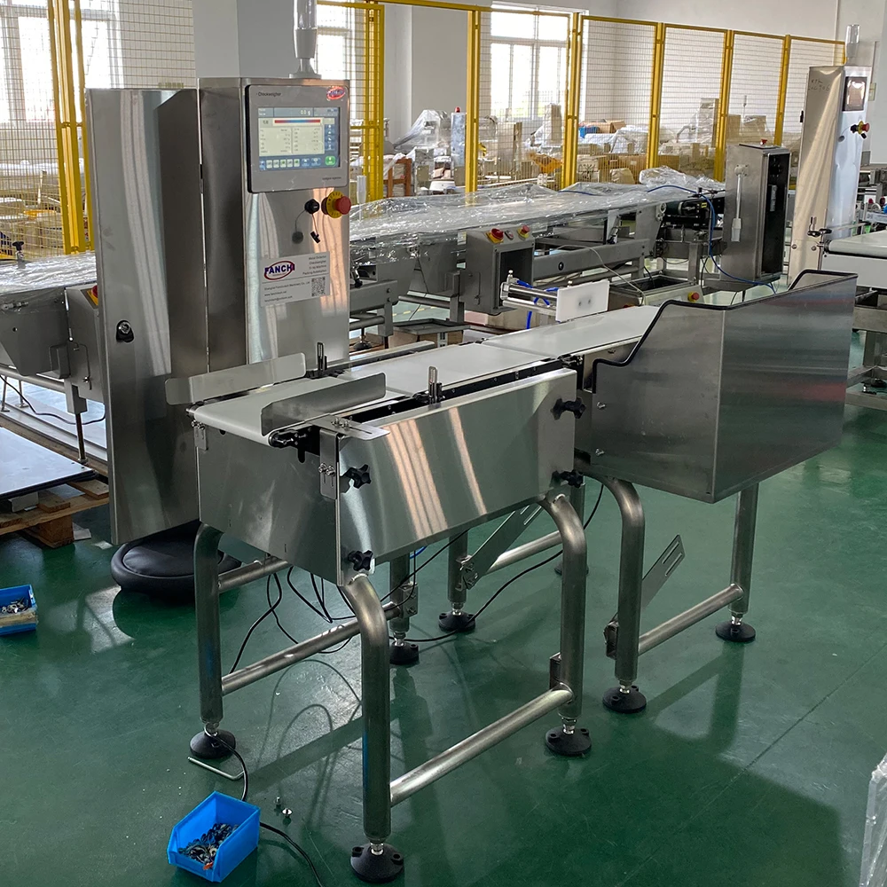 Automatic Checkweigher belt conveyor check weigher inline scales for packaged food production line