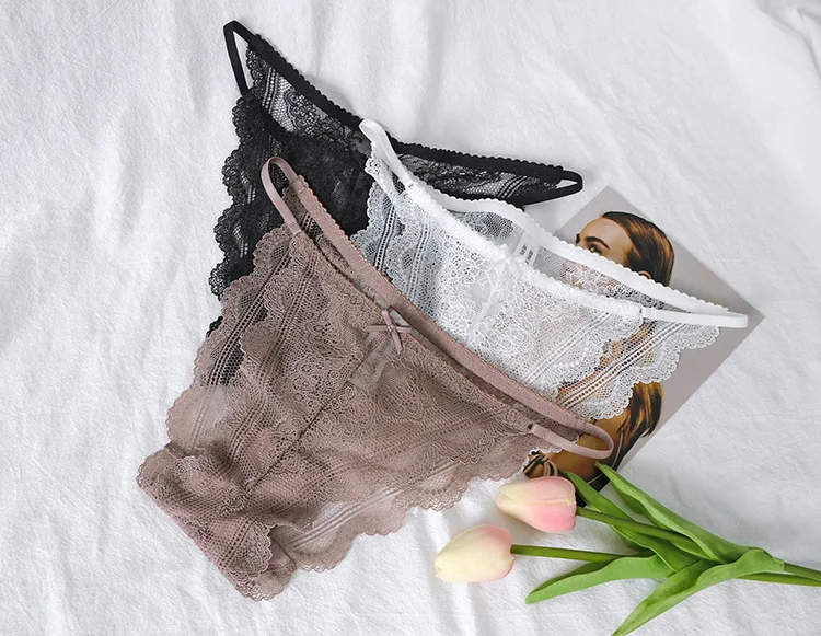 Full Lace Sexy Big Backless Wireless Bra Triangle Cup Comfortable Breathable Beauty Back Bra 2021 Wholesale New Wire Free Thongs