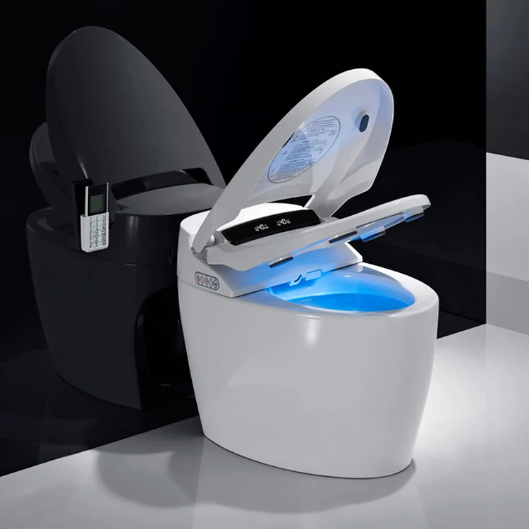 Auto sensor flush open electric bathroom japanese one piece intelligent wc commode toilet bowl automatic smart toilet