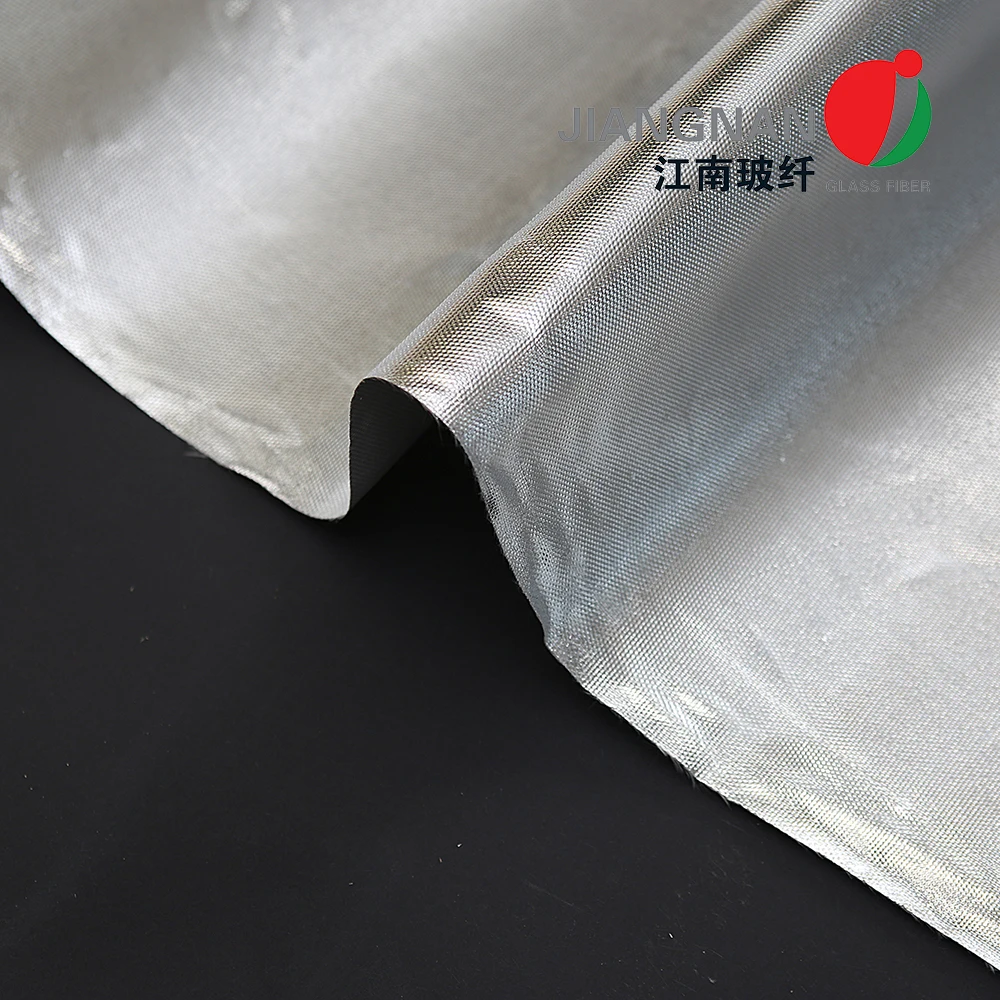 0.12mm Aluminized Fiberglass Insulation Cloth For Marine Covers