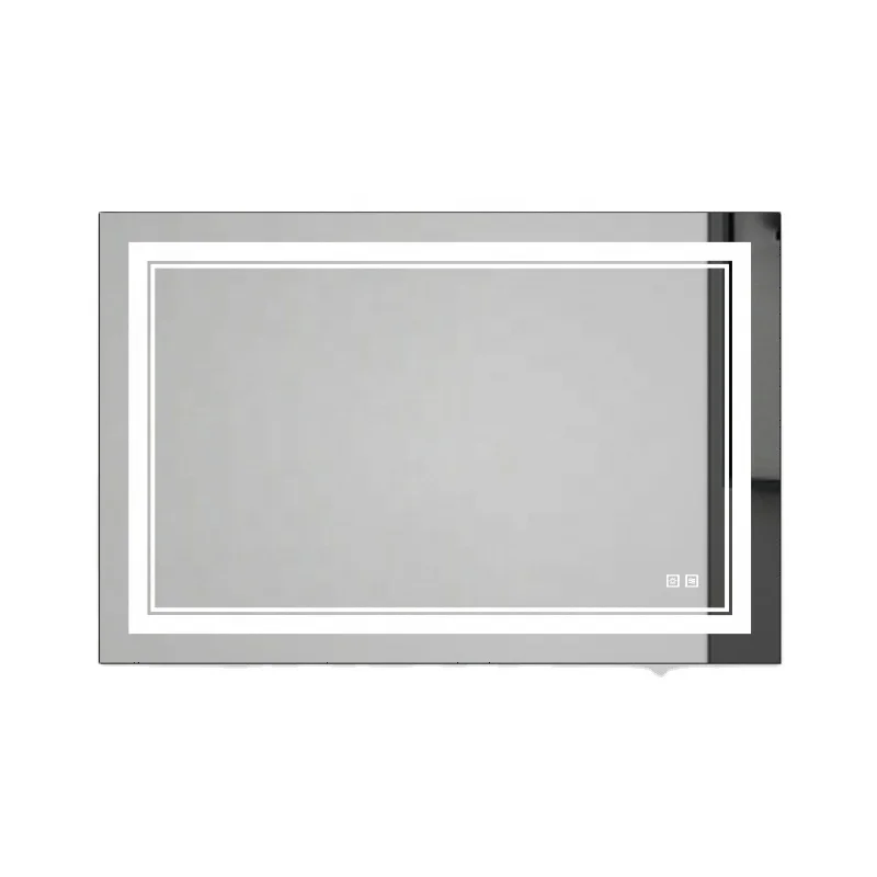 
Customized Waterproof Smart Touch Screen Modern Led Bathroom Mirror with Light 