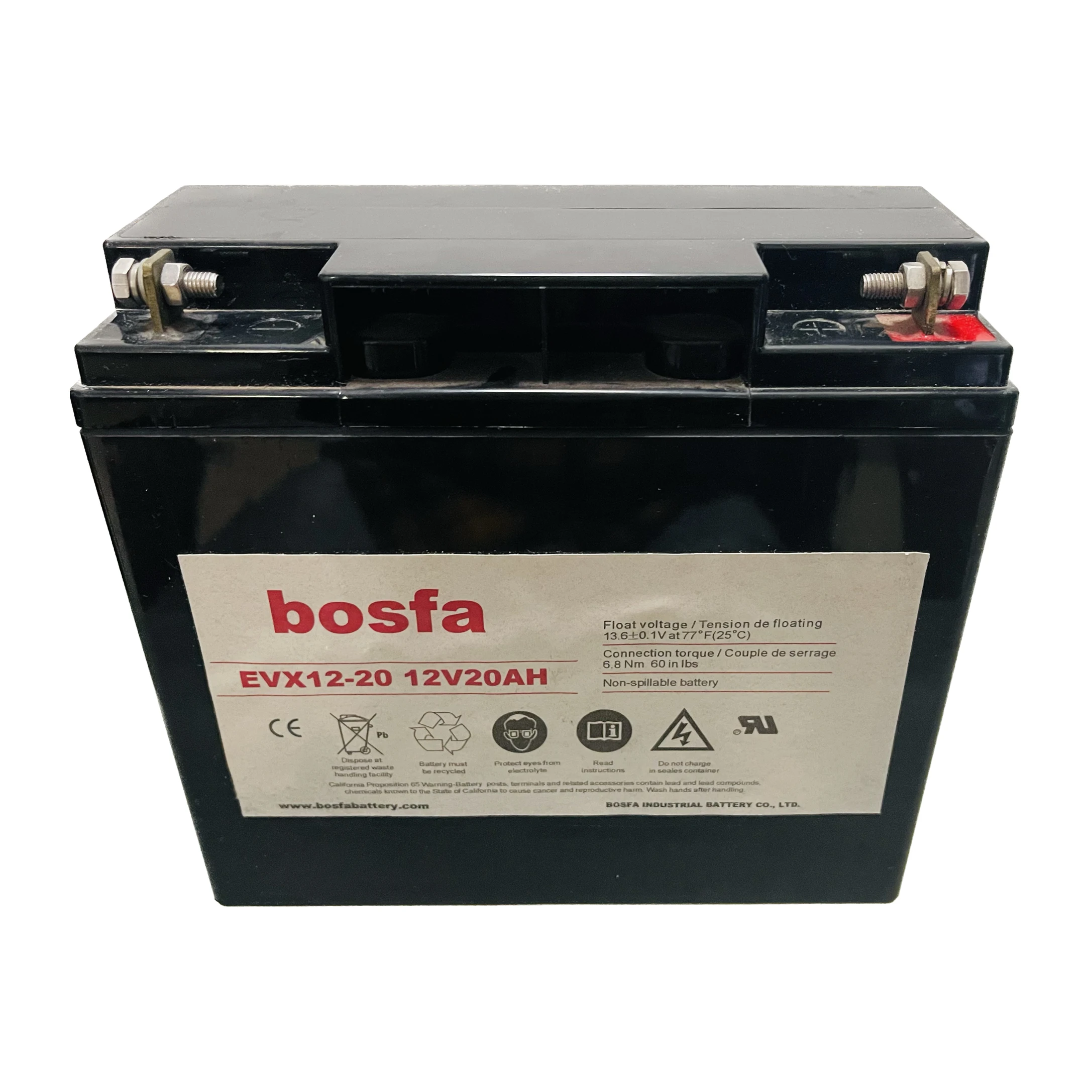 e-bike battery 12v 20ah EVX12-20 electric bike lead acid battery price