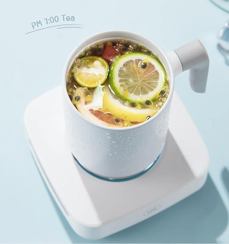  2021 New Portable Intelligent cup Smart mug milk mini table Constant temperature heating Quick