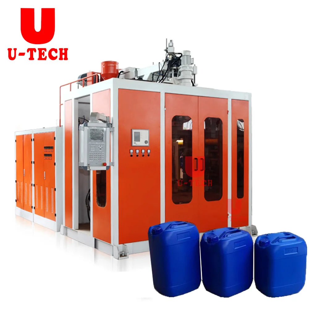 Высокая скорость 1 л 5 10 20 пластиковый ПП HDPE бутылочный цилиндр Jerrycan формовочная машина с одной двойной станцией для выдувного
