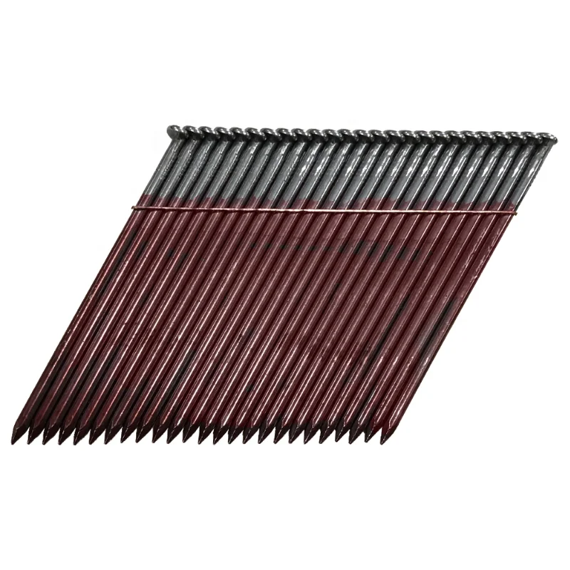 28 Degree Bright/Galvanized D head Offset head Smooth/ Ring Wire Weld Nails Framing Nails