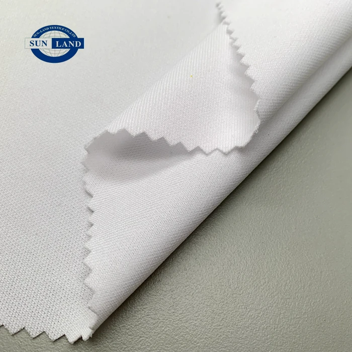 26 AW Clothing 75D PK Interlock 100% Polyester Knit Jersey Fabric for Uniforms and Sports Wear