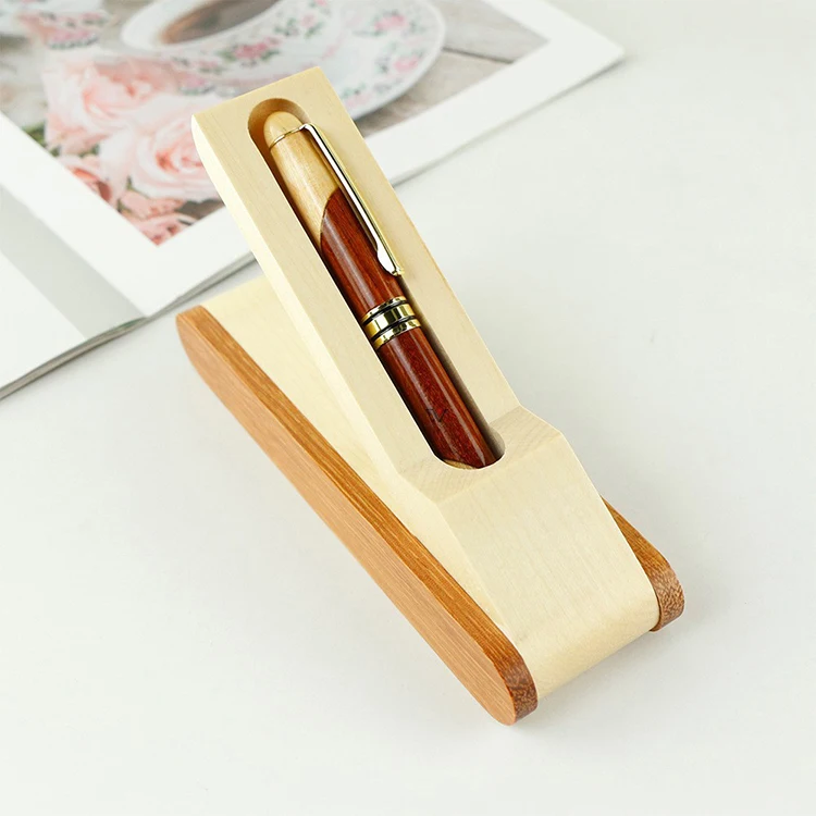 Luxury Brass Wood Calligraphy Custom Logo Fountain Ink Pens Picture Gift Set Finance Gift BOX Stainless Steel High Quality China