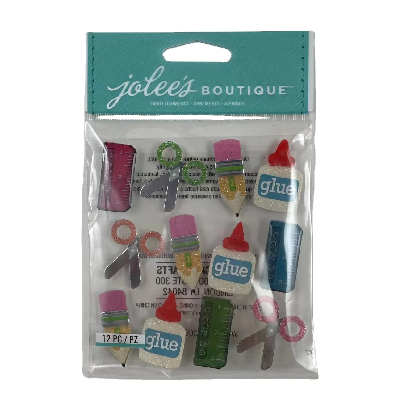 Custom design cute 3D paper stickers kids 3D sticker