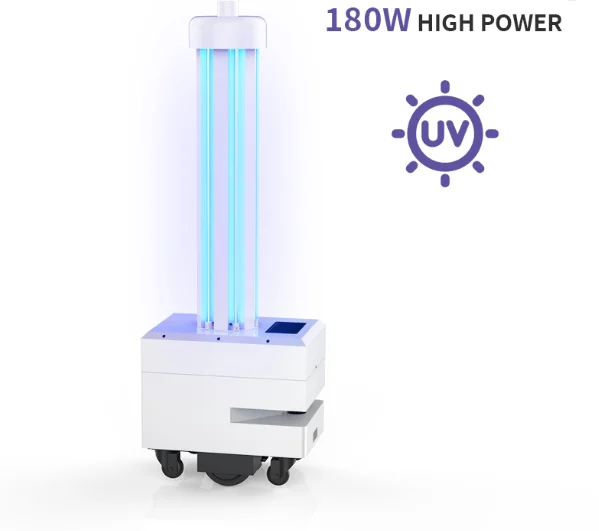 Professional Medical Devices Disinfecting Robot 6-inch Screen Remote Intelligent Control UVC For HospitalSterilization Equipmen