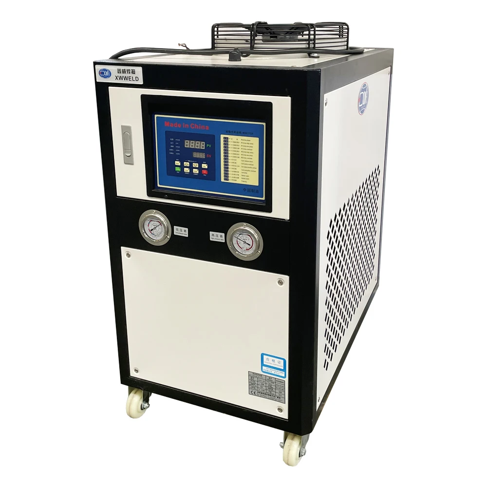 Портативный по низкой цене рециркуляционный небольшой 5Hp с воздушным охлаждением промышленный водяной охладитель