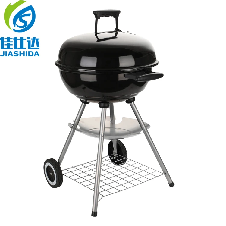 Round Kettle Outdoor Charcoal Grill Terrace Party Portable Barbeque Camping Picnic Tool BBQ Supplies