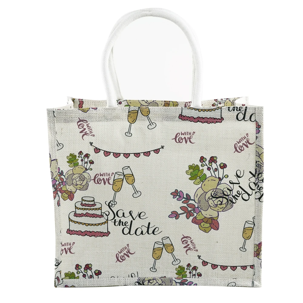 Qingyun High Quality CRM/CRT Grade Jute Online Shopping For Bags Custom Logo Ladies Handbags