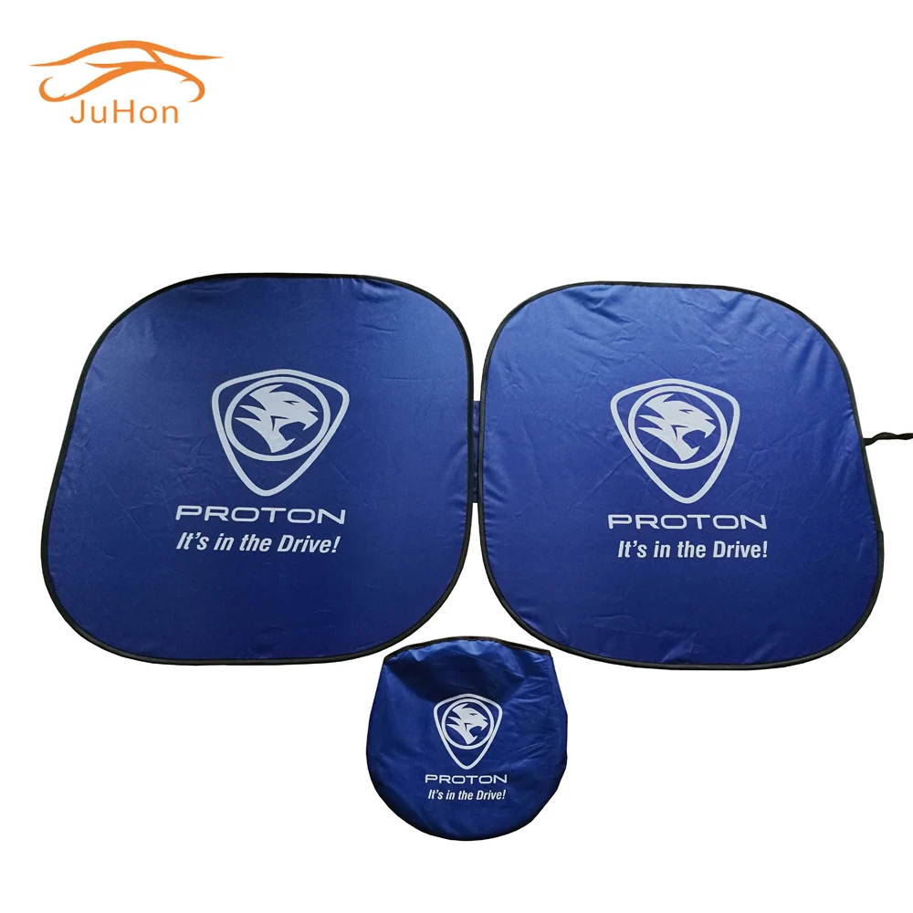 Популярный универсальный УФ-сублимационный Серебряный мультяшный узор Горячая Распродажа высококачественный автомобильный солнцезащитный козырек