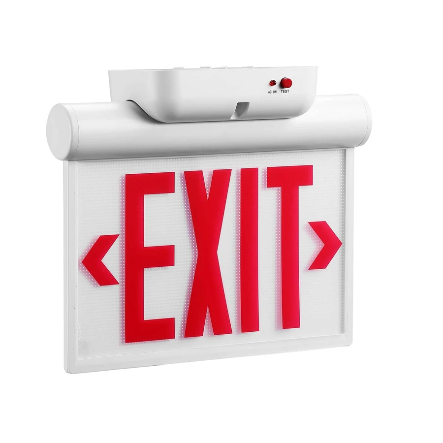 Man Emergency Exit Sign CR-7028 CUL Approve Edge Lit Running Led Fire Emergency Lights Wall or Ceilling Mounting Straw LED 3W 20