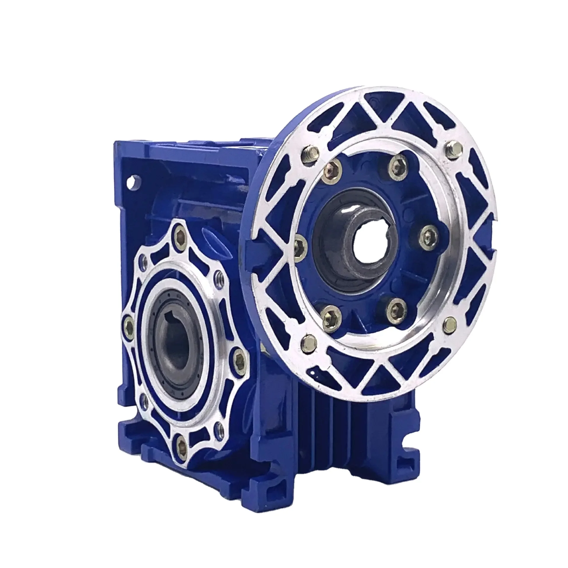 Double stage high speed ratio NMRV worm gear reducer