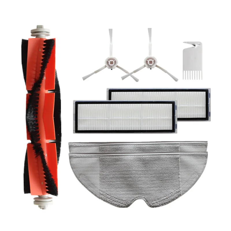 Main Roller Brush Side Brush Hepa Filters Mop Cloth Robot Vacuum cleaner parts for Xiaomi Mijia 1C 1T STYTJ01ZHM Accessories