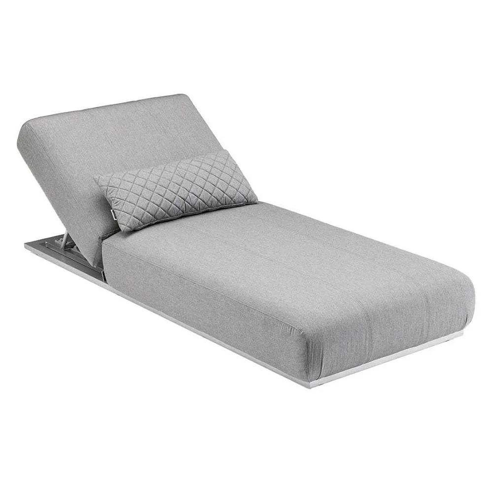 
Hot sale modern beach chaise lounger furniture outdoor garden aluminium leisure chair patio poolside sun lounger 