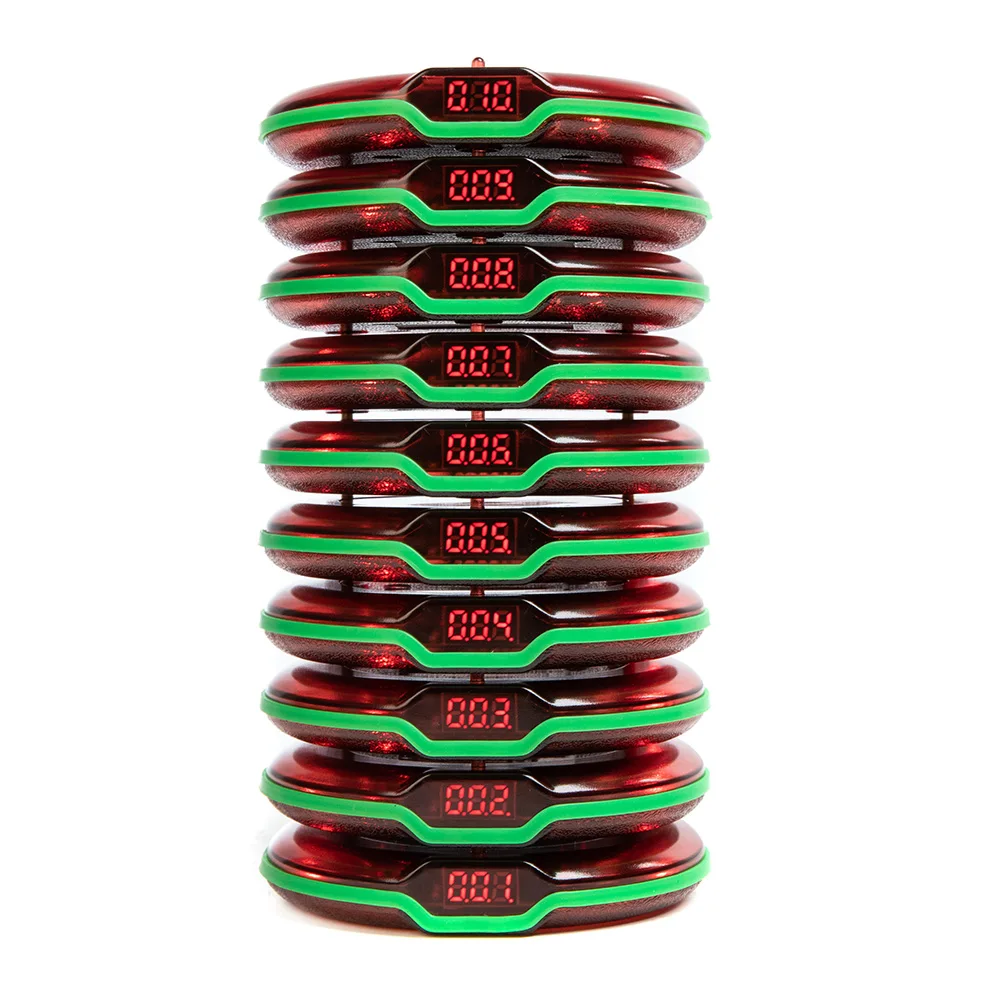 Good Quality Restaurant Personal Wireless Paging System Table Buzzer