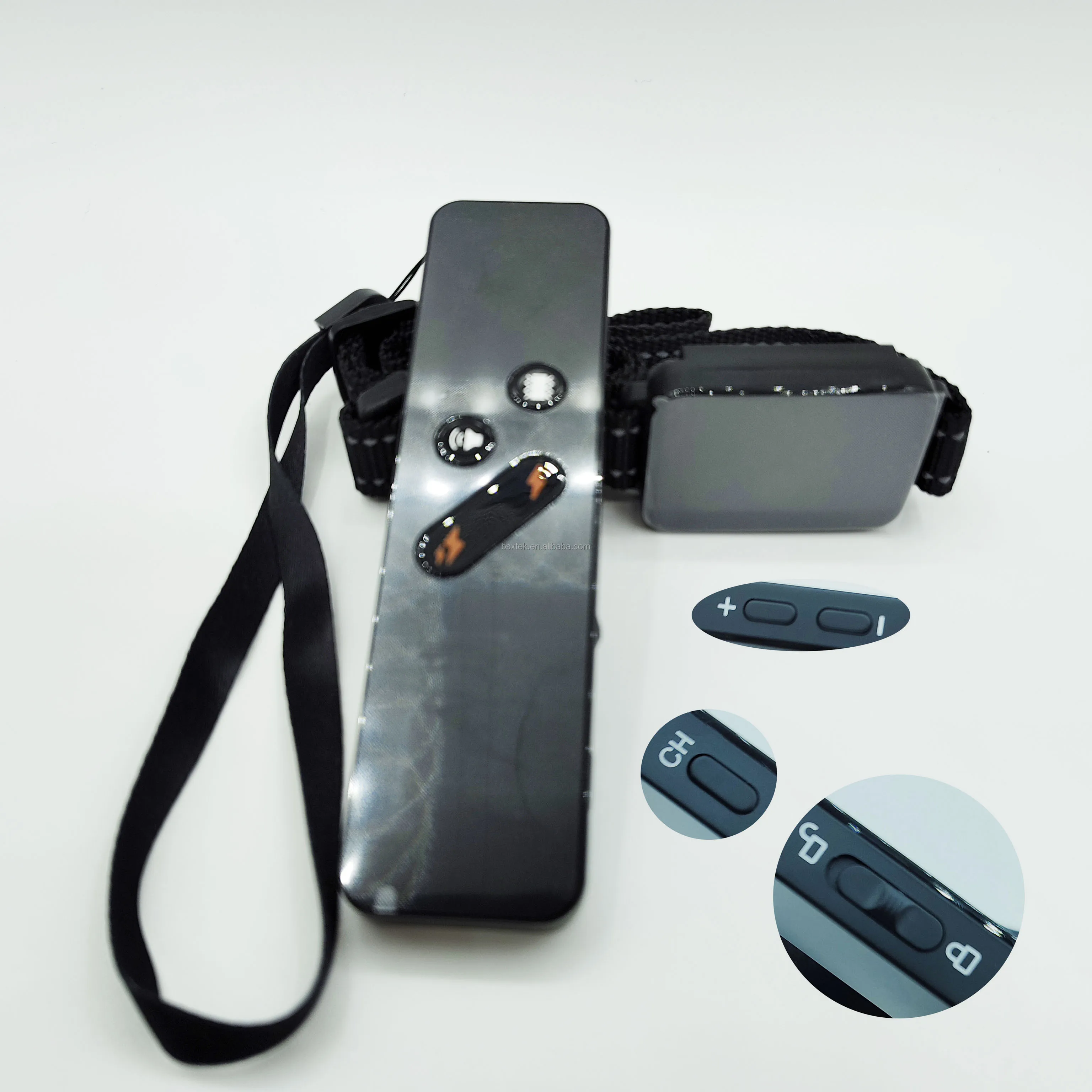 new design remote control waterproof LED Display Beep Vibration Anti-bark dog training e collar