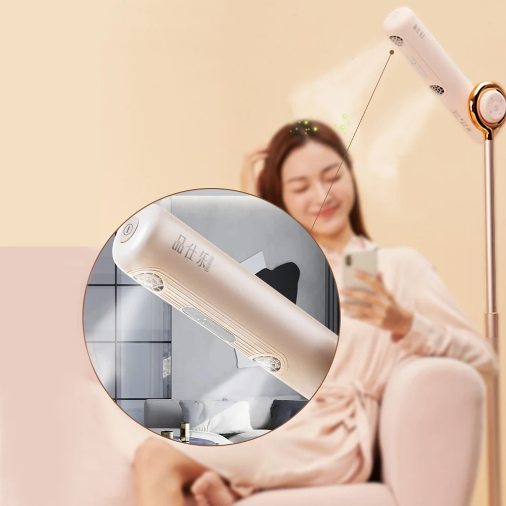 Modern adjustable professional wireless vertical hair dryer stand negative ion hair dryer with hood