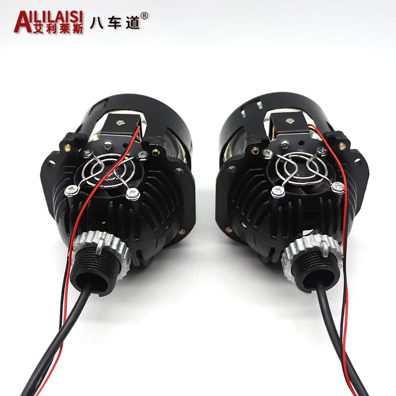 Car 12V 2.5-Inch Led Projector Bifocal Lens Headlight Laser In Matrix Non-destructive Universal H4 H7 9005 9006 6000K Upgrade