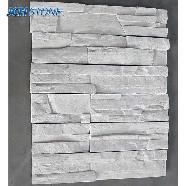 Cheap price beige artificial stone decorative wall cladding cultured stacked stone