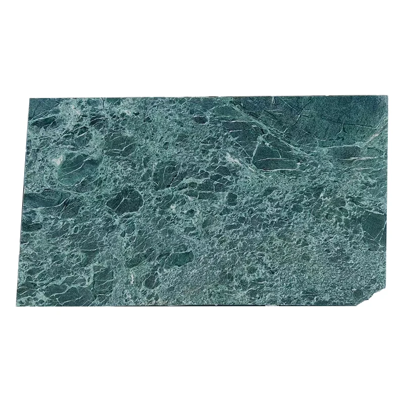 Customized natural green emerald marble worktop dark green kitchen lamin countertops table bench tops