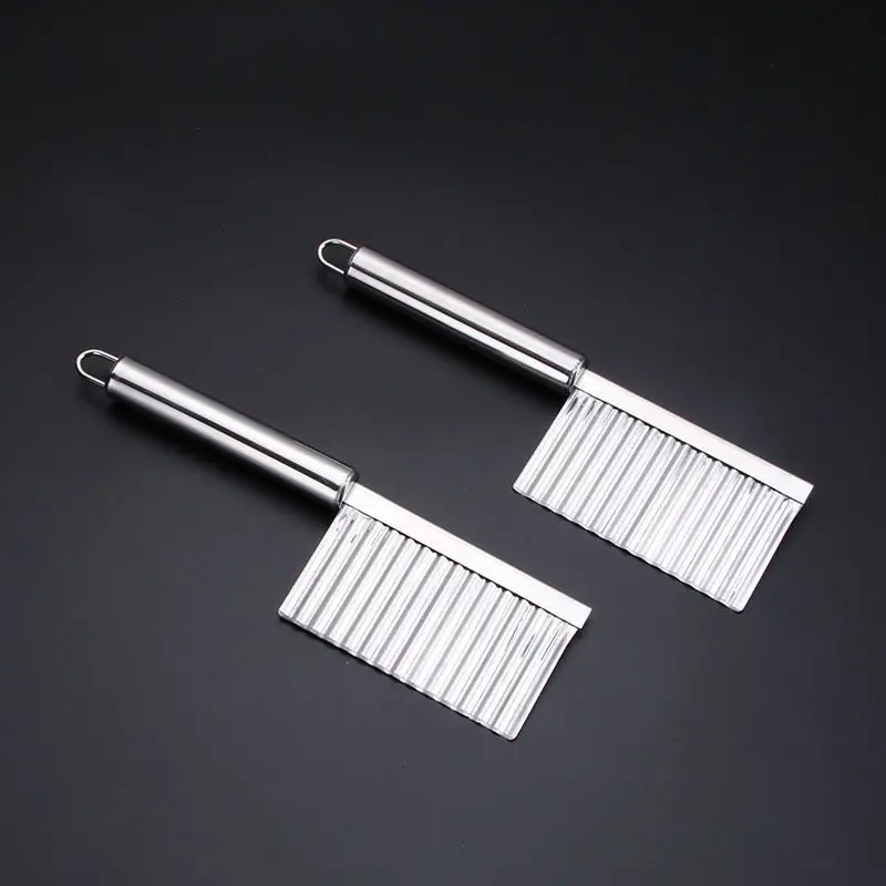 Amazon продает кухонные приборы из нержавеющей стали волнистый слайсер для картофеля