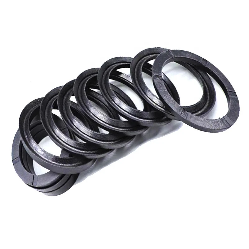 V Packing Seal Set Fabric NBR FKM Rubber Rod Packing V Ring Seal Hydraulic Cylinder V Packing Oil Seal