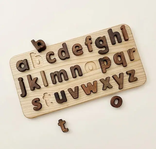 Wooden Number puzzle 0-9 numbers
