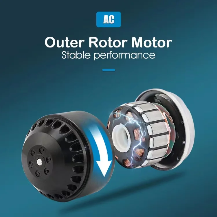 Fan manufacture custom high air pressure metal iron centrifugal fans exhaust duct fan blower for hydroponics