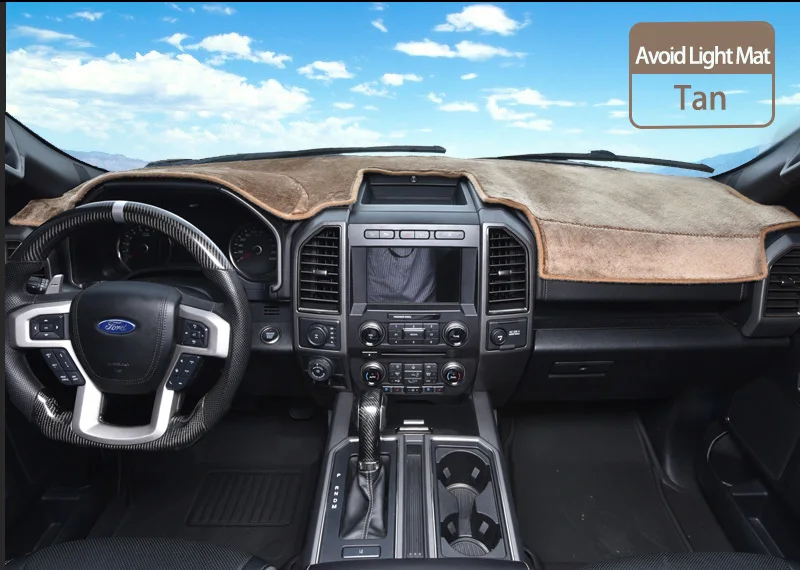 velour plush material F-150 Dashboard Cover Mat  dash cover mat
