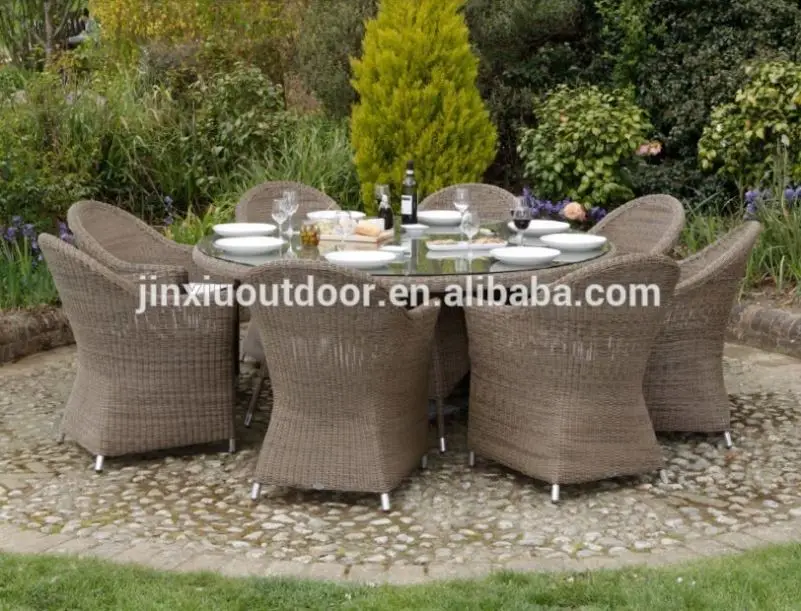 Wicker outdoor picnic camping table JX-3557